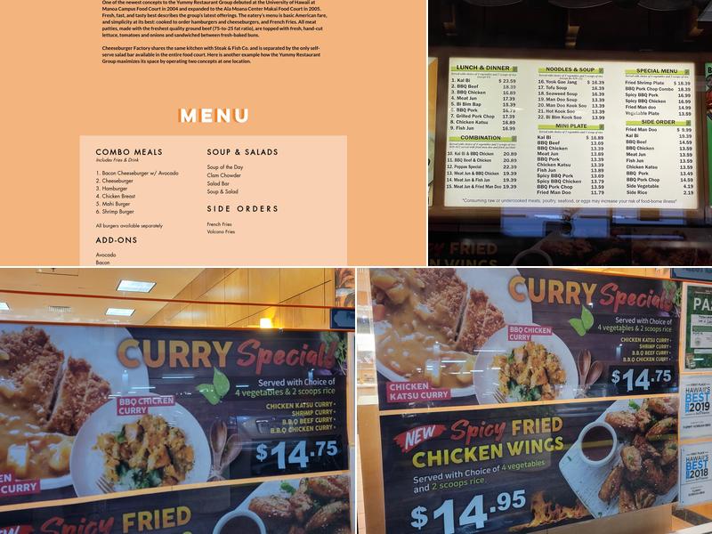 Peppa's Korean B-B-Q Menu