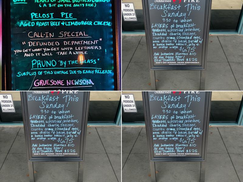 Locals Public House Menu