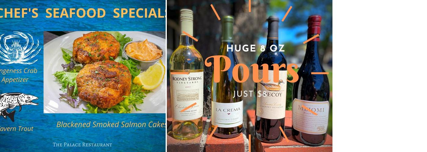 Quiet Lady Tavern At Palace Menu