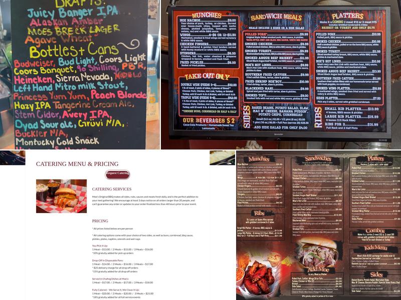 Moe's Original BBQ Menu