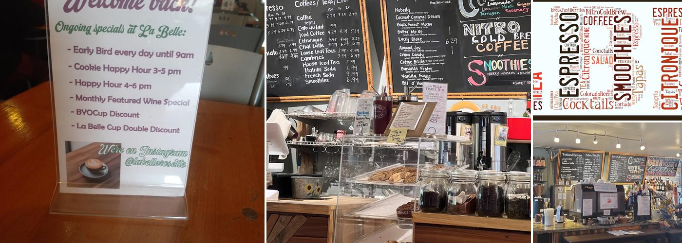 La Belle Rosette Espresso & Wine Bar Menu