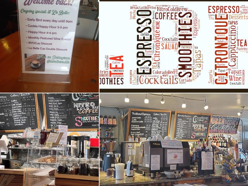 La Belle Rosette Espresso & Wine Bar Menu