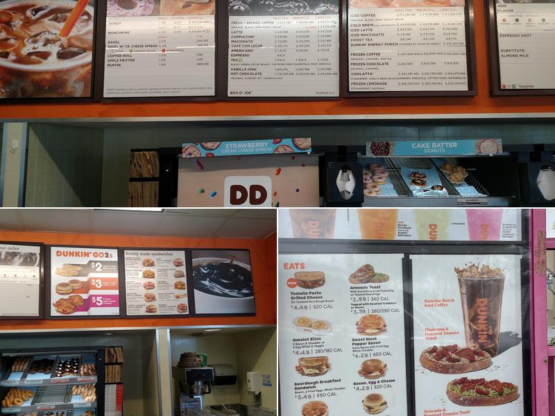 Dunkin' Menu