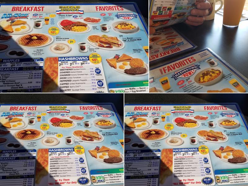 Waffle House Menu