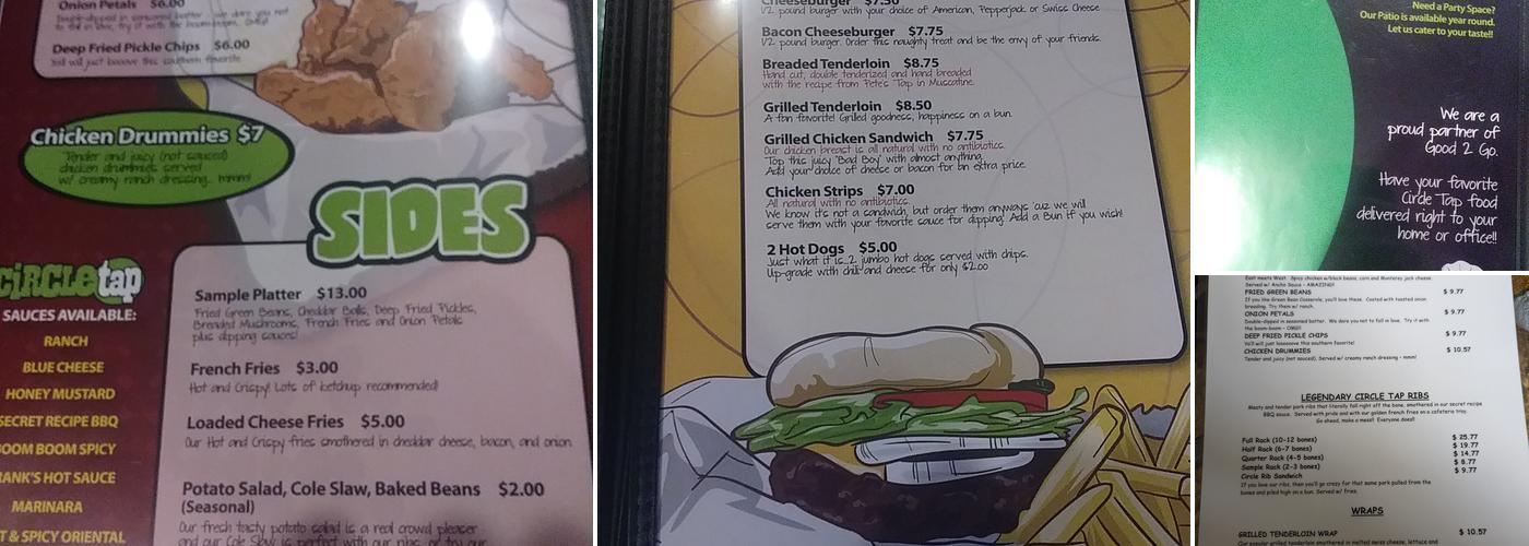 Circle Tap Menu