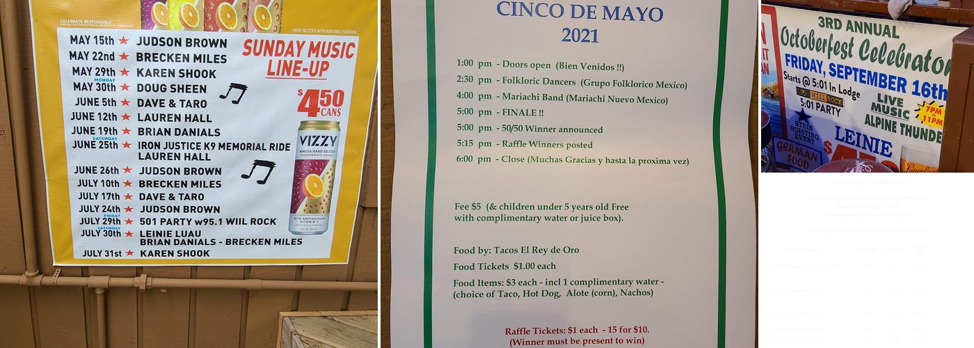 Jesse Oaks Food & Drink Menu