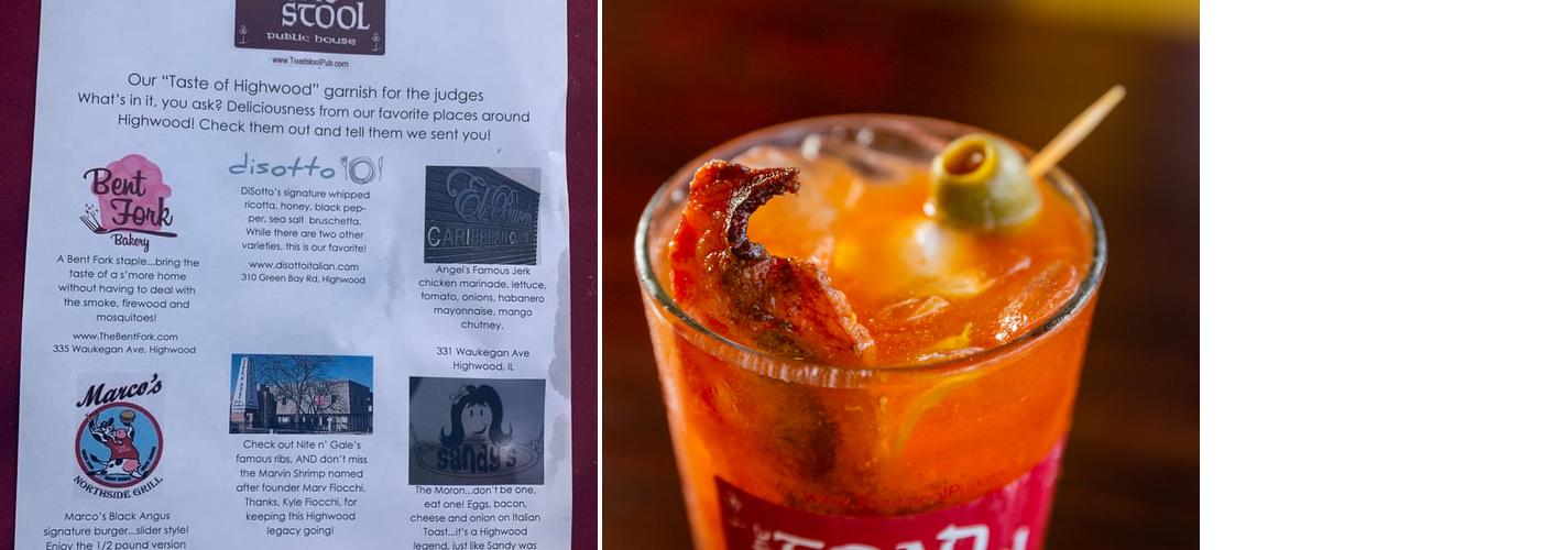 The Toadstool Pub Menu