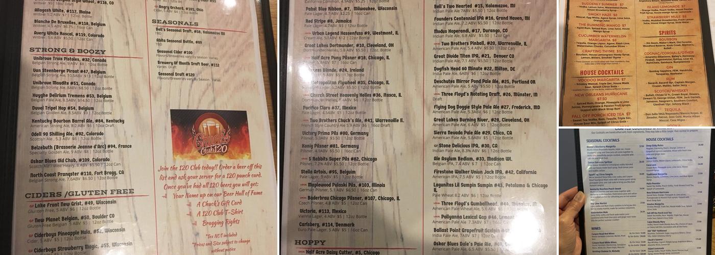 The Voodoo Lounge Menu