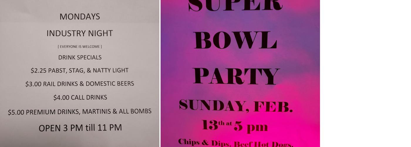 Bubby & Sissy's Menu