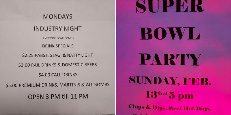 Bubby & Sissy's Menu