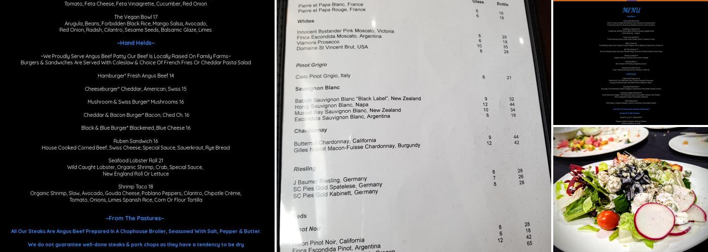 UpRooted Restaurant and Bar Menu