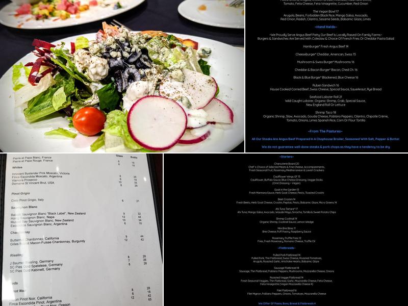 UpRooted Restaurant and Bar Menu