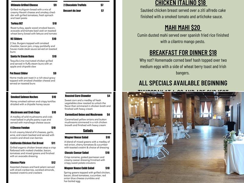 The Wagner House Menu