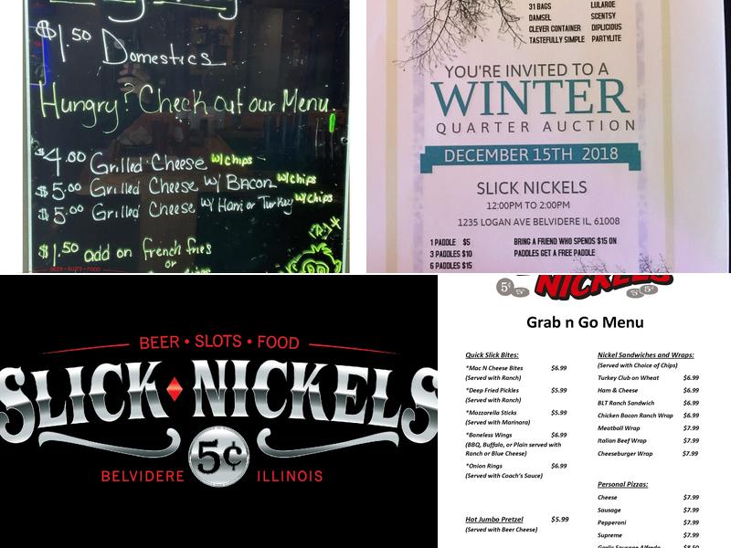 Slick Nickels Menu