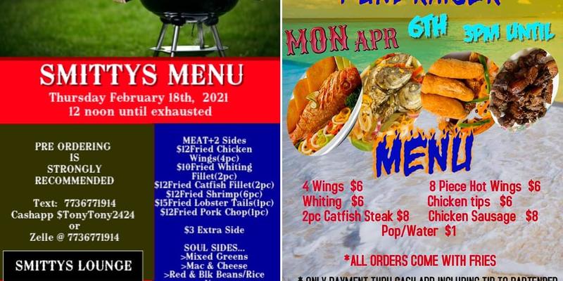 Smitty's Lounge Menu