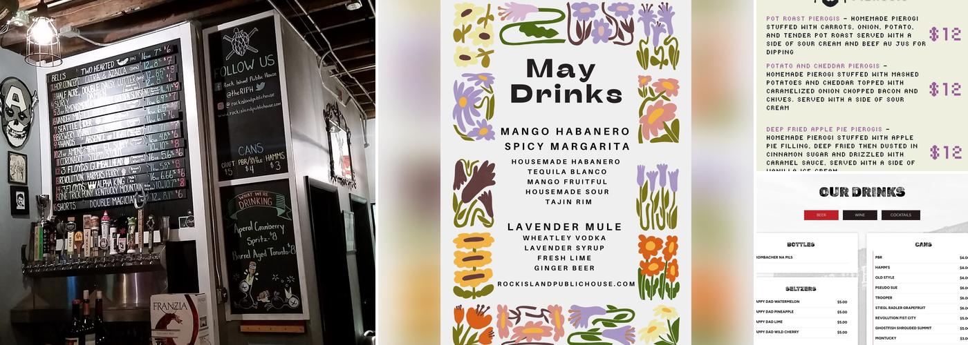 Rock Island Public House Menu