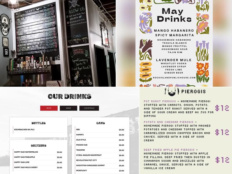 Rock Island Public House Menu