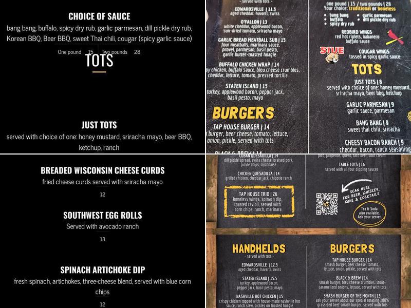 Global Brew Tap House Menu