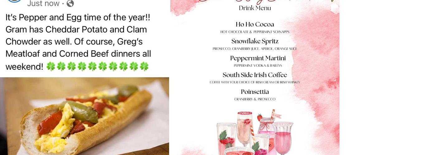 Cork & Kerry Menu