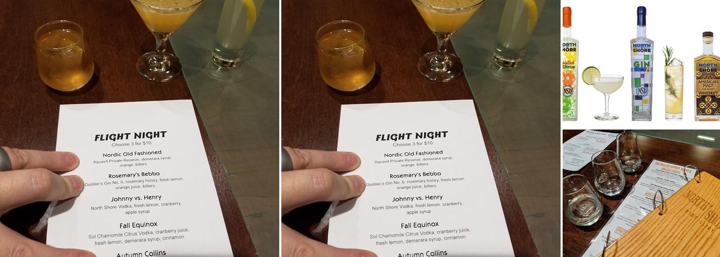 North Shore Distillery, LLC Menu