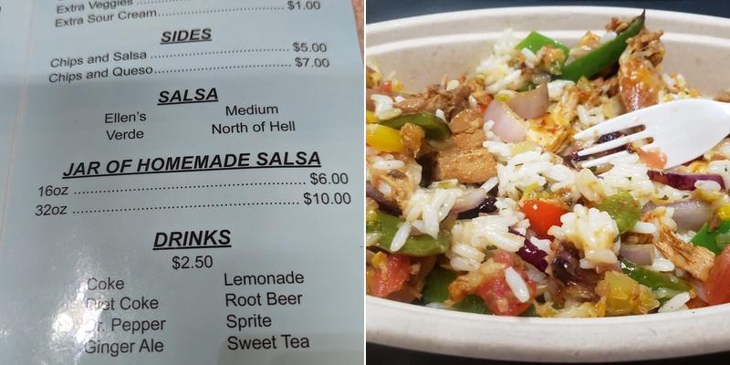 KJB's Menu