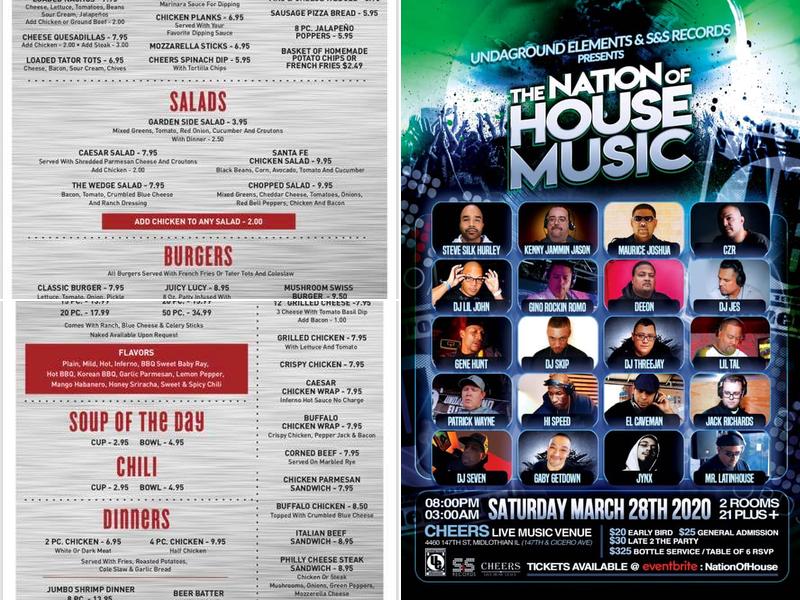 SVN LIVE BAR & GRILL Menu