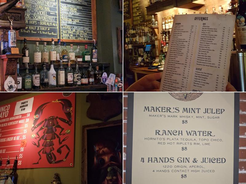 The Whiskey Ring Menu