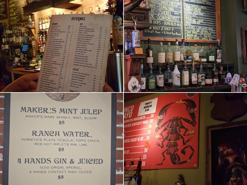 The Whiskey Ring Menu