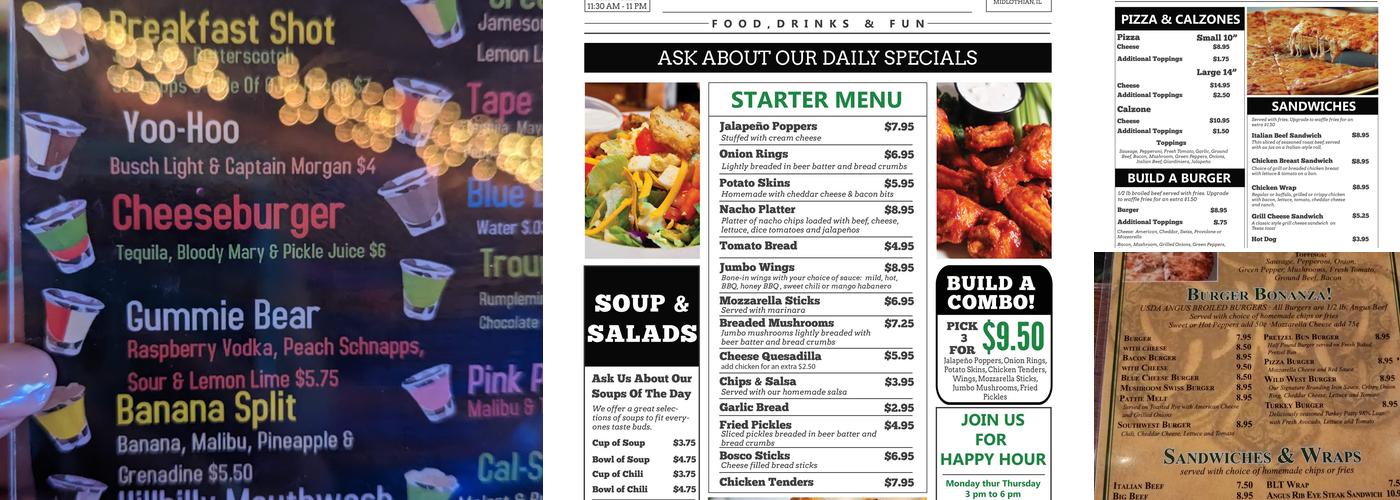 FLANNERY'S Menu