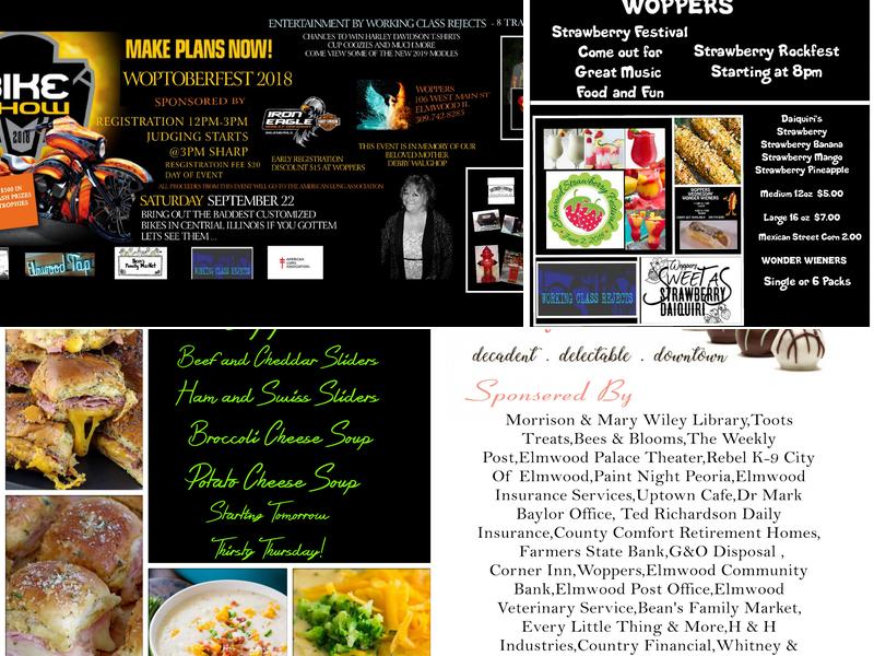 Woppers Menu