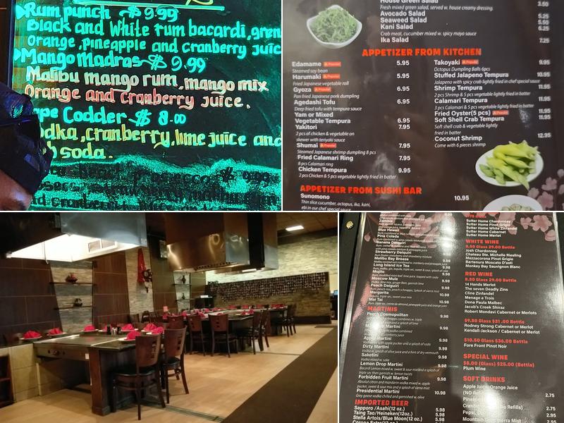 Osaka Hibachi & Sushi Bar Menu