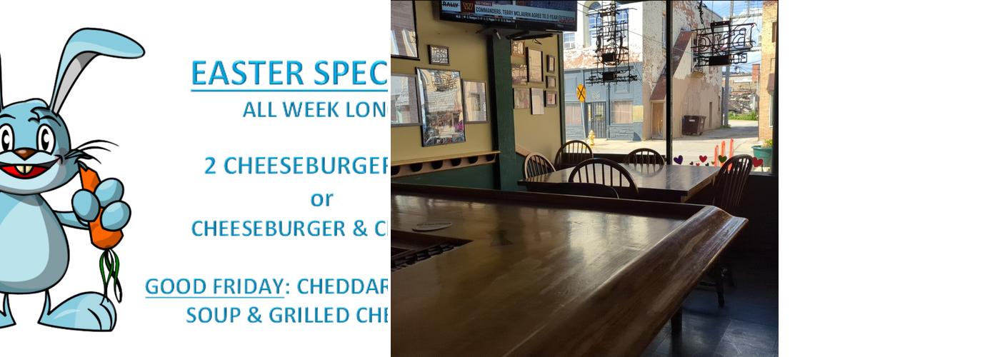 Alley-Bi Saloon Menu