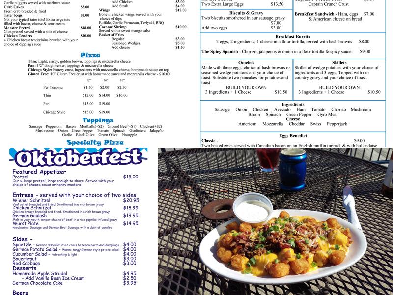 Port of Blarney Menu