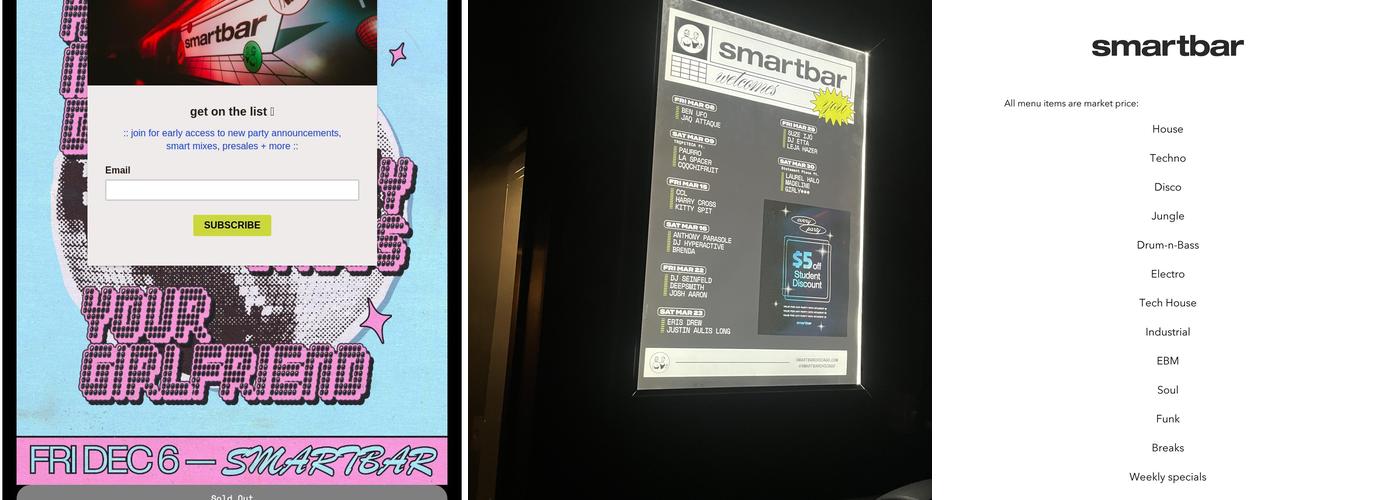 Smartbar Menu