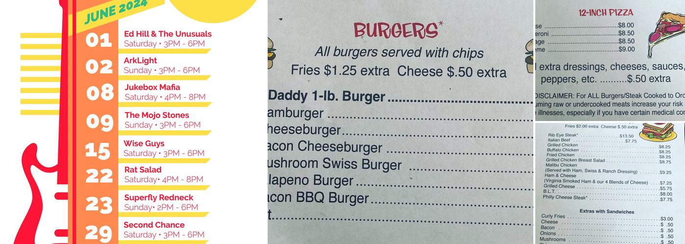 Fat Daddy'z Menu
