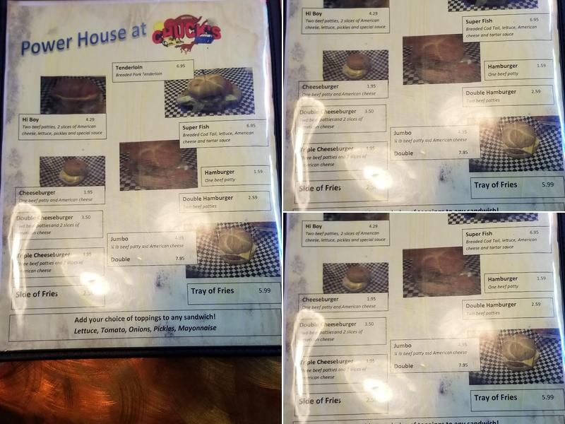 Generations Grill and Sports Bar Menu