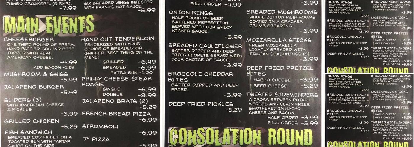 Blake's Place Sports Bar And Grill Menu