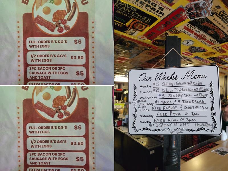 One More Lounge Menu