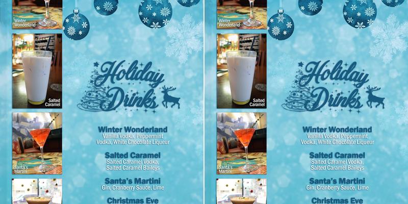 The Green Hat Lounge Menu