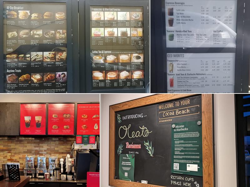 Starbucks Menu