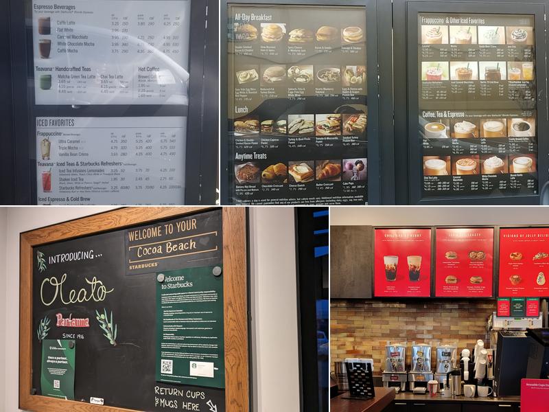 Starbucks Coffee Company Menu