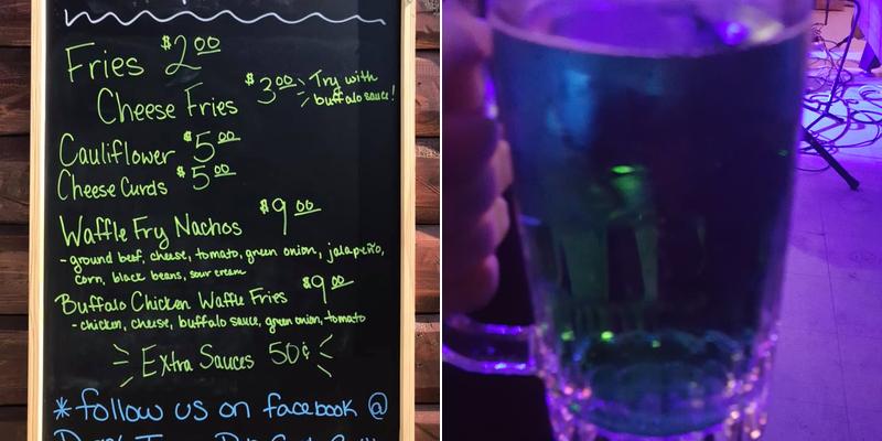 Doris' Tavern Menu