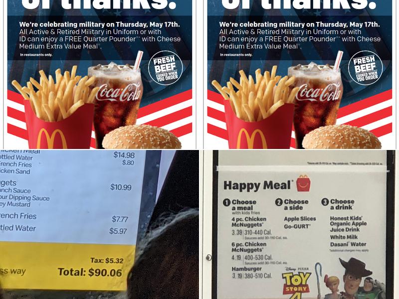 McDonald's Menu
