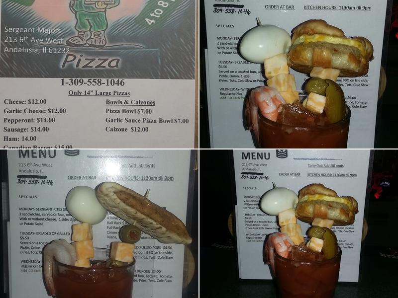 Sergeant Majors Menu