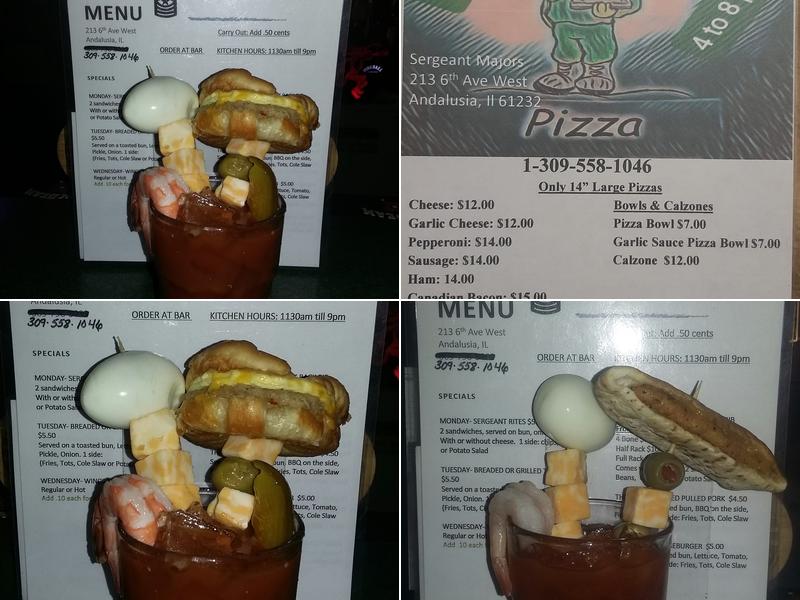 Sergeant Majors Menu