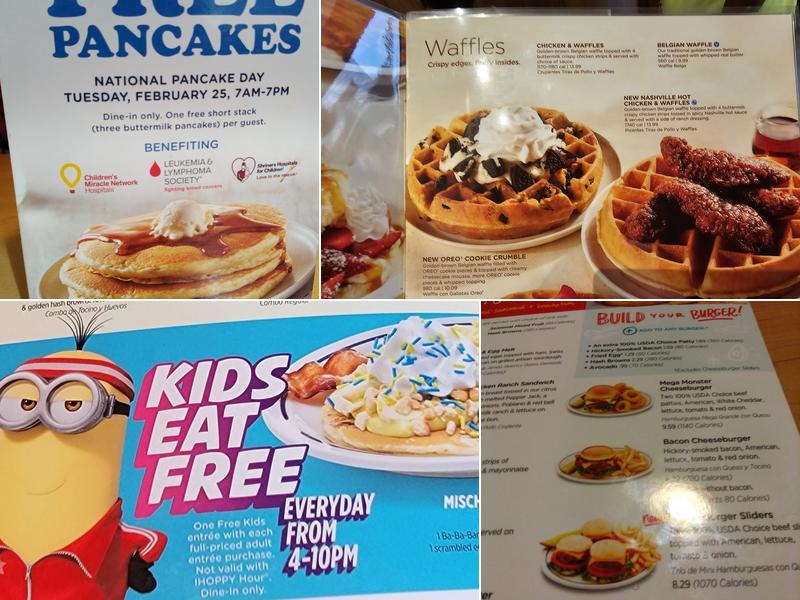 IHOP Menu