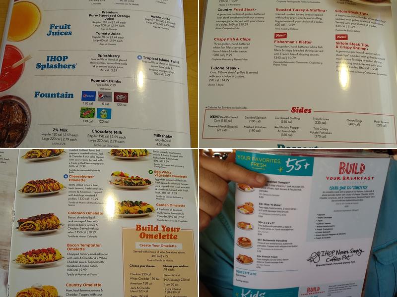 IHOP Menu