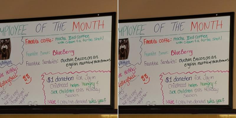 Dunkin' Menu