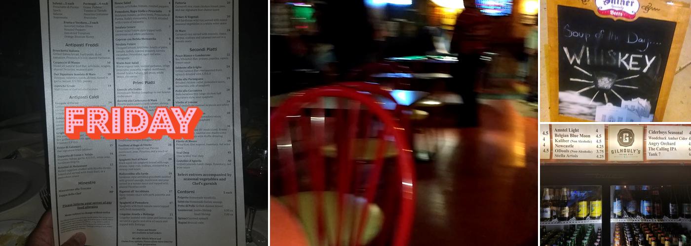 Gilhouly's Menu