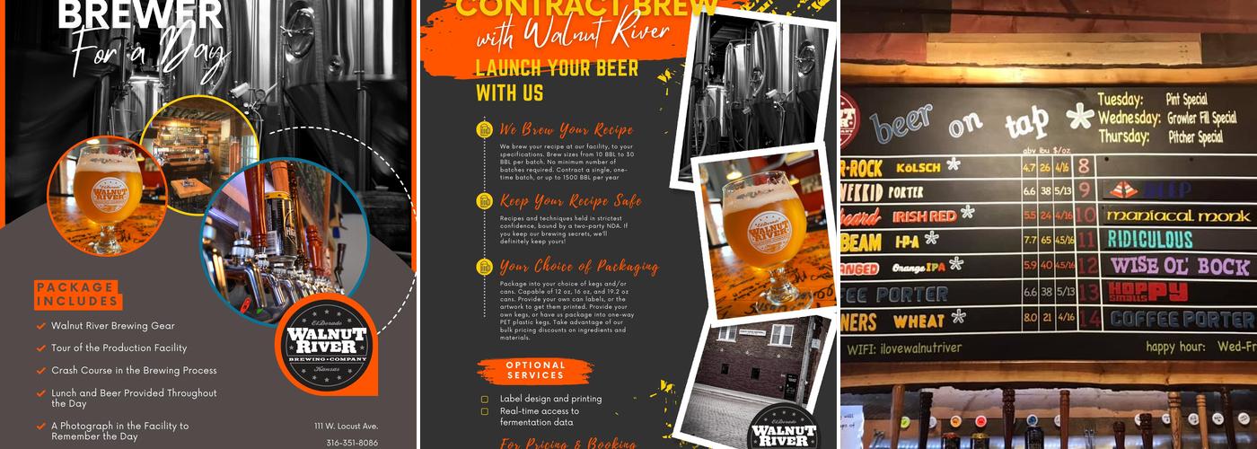 Walnut River Brewing Co. Menu